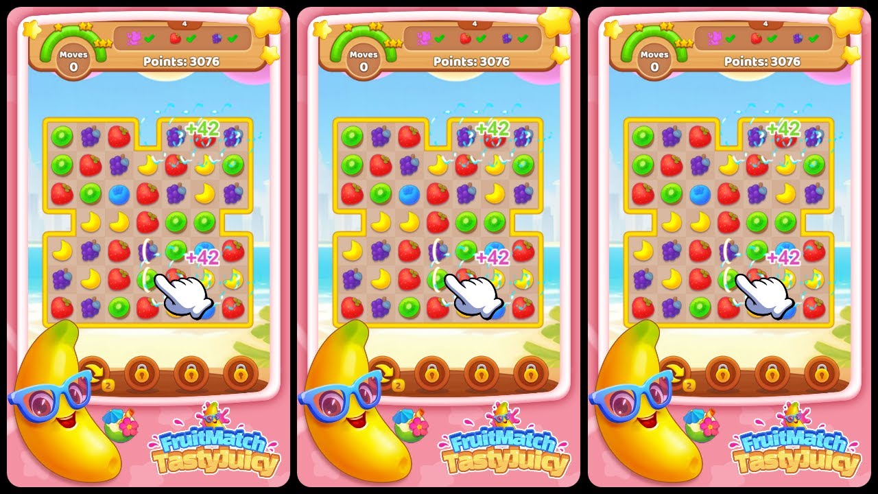 Fruit match:tasty juicy game Gameplay Video for Android