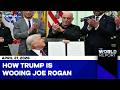 Trump News | Joe Rogan Appears With Trump After War Criticism