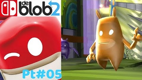 De Blob 2 Walkthrough Gameplay - Part 5 - Tidying up Downtown! | Nintendo (Switch)