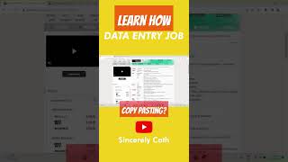 How to do data entry or copy pasting job? #dataentryjob #nonvoicejobs #typingjobs #homebased