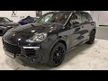 2015 Porsche Cayenne 3.0 TD Tiptronic 4WD ALL BLAKC WITH EXTENDED RED LEATHER INTERIOR