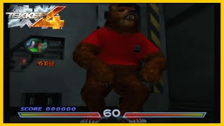 Tekken 4 | Tekken Force Mode | PS2 | Kuma Run | No Commentary