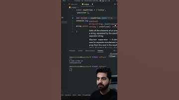 Join Function In Javascript 😥✅ #programing #webdevelopment #dsa #javascript #mern