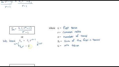 Math 11 - Sec 1.4 Geometric Series