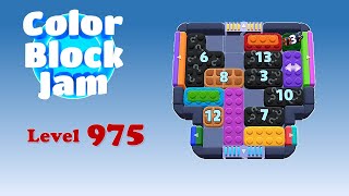 Color Block Jam Level 975 Solution (No Boosters)