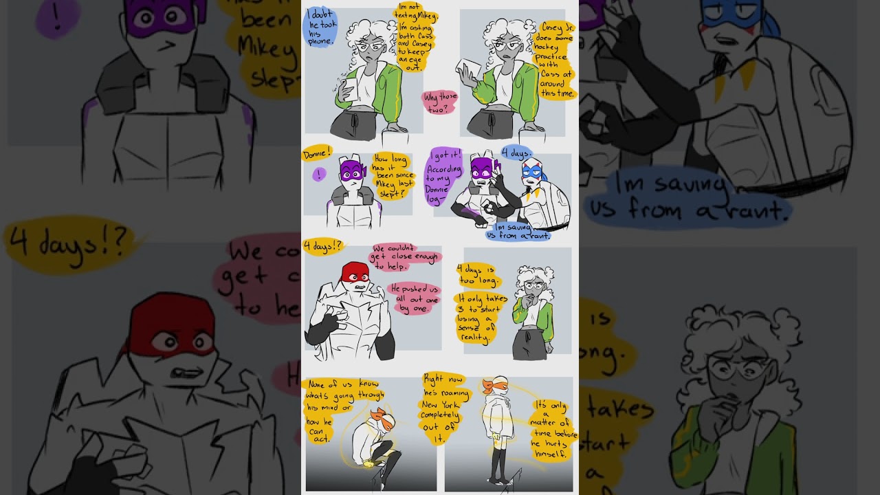 Rottmnt comic dub Mikey vape #saverottmnt