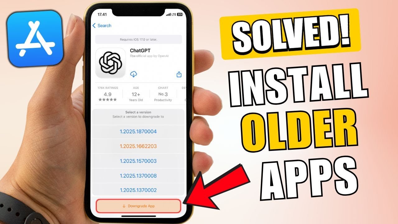 How to Downgrade Apps & Install Older Versions on iPhone (No Jailbreak)