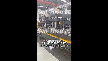 Rollforming machine for C, Z, Sigma and Omega profiles | Roll forming line for Z, OMEGA, C, U purlin