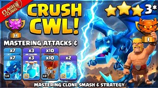 🔥🔥PERFECT STRATEGY FOR CWL AND ATHOR WAR LEAGUE IN CLASS OF CLAN 💯💯 || DAY-2 ||