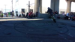 West Coast Motorcycle Harlem Shake post shoot Stunt Session