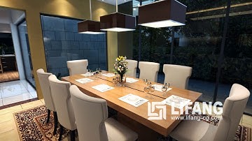 Architectural residential/cottage/village/apartment walk-through animation by Lifang Vision