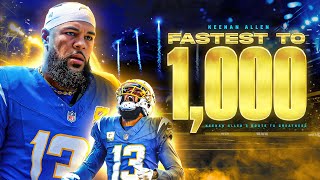 Keenan Allen: The Quiet Legend | Fastest to 1,000 Catches