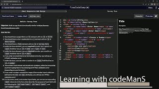 learn2code | freeCodeCamp (New) Responsive Web Design - Certification Project - Survey Form: Step 14
