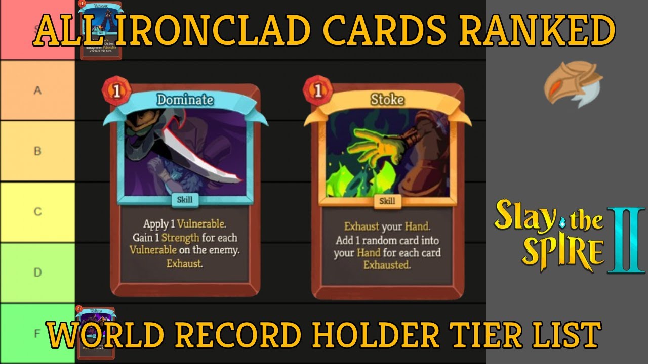 Ironclad Is So Much Stronger (and more fun) Than People Think | Slay the Spire 2 Tier List