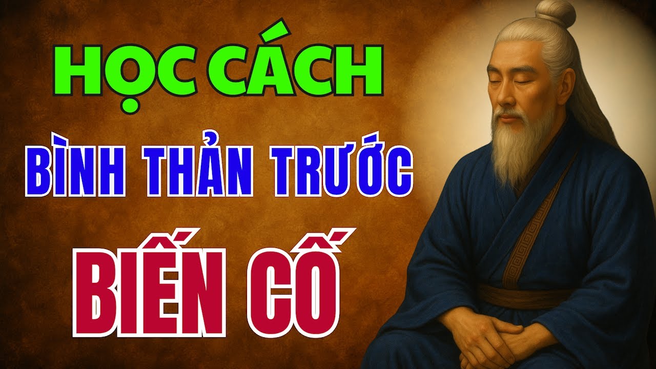 CỔ NHÂN DẠY: Bí quyết VƯỢT QUA BIẾN CỐ - BÌNH THẢN ĐỐI MẶT | Triết Lý Nhân Sinh