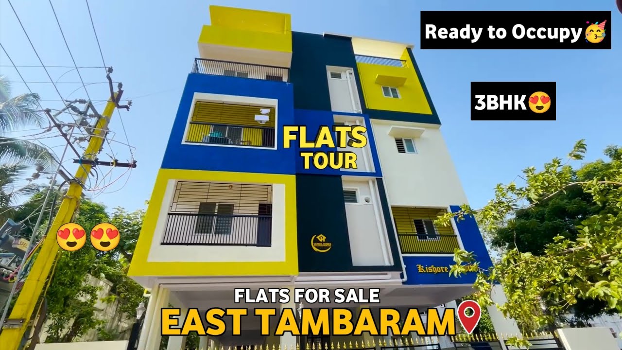 Reviewing New Flats Project in East Tambaram😍Ready to occupy 3BHK🥳All