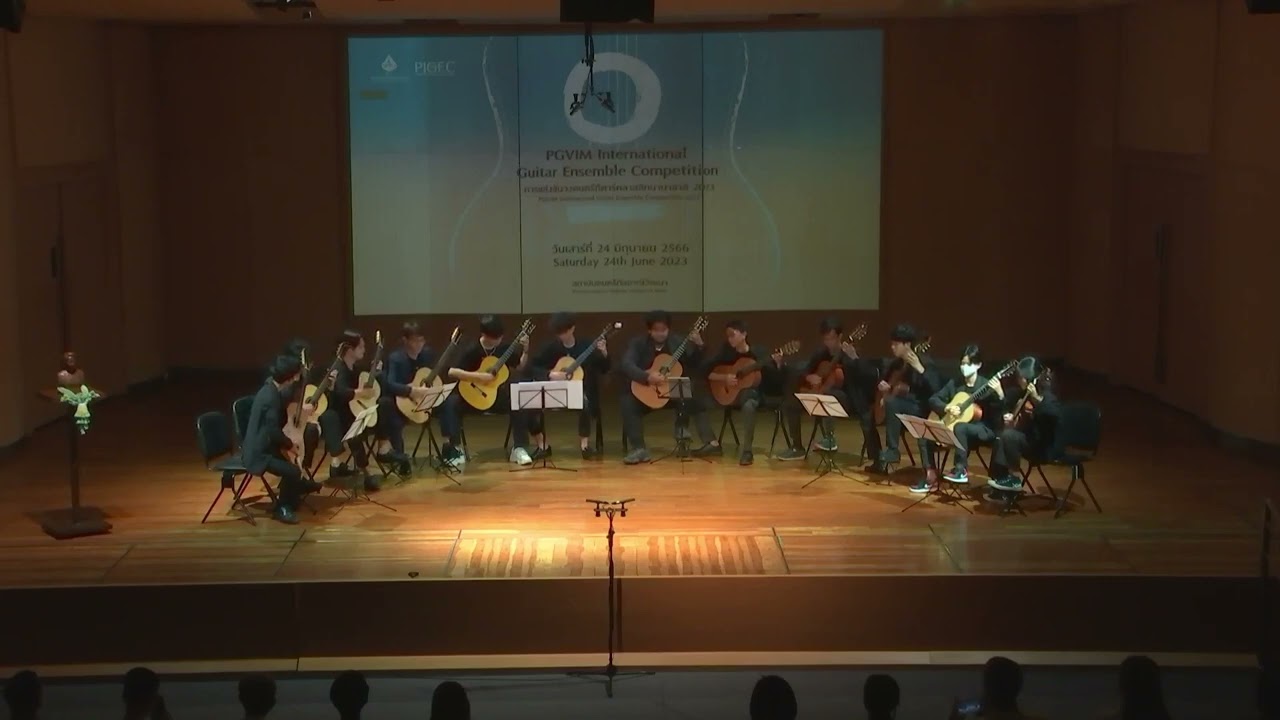 PGVIM International Guitar Ensemble Competition Giovanni Gaeta,Santa Lucia Silpakorn Guitar Ensamble