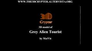 3D model Grey Alien Tourist by MatVic