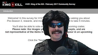 Dr Disrespect Takes the H1Z1 KOTK Survey