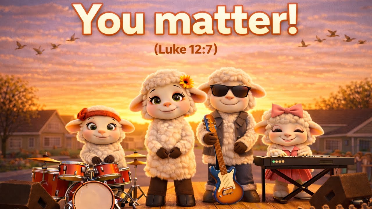 Bible Sing-Along Song for Kids | You Matter! | Luke 12:7 | Lyric Lambs
