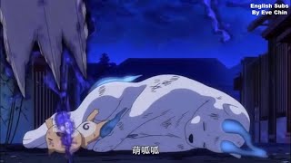 Yo-Kai Watch Shadowside Jibanyan Defeats Komasan And Komajiro Episode 47 Clip