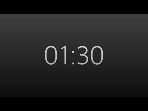 Sayaç: 1 Dakika 30 Saniye Geri Sayım | Countdown: 1 Minute 30 Seconds