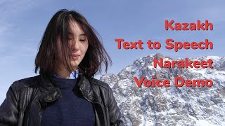 Kazakh text to speech -- make videos and audio voiceovers in Kazakh easily with Narakeet screenshot 2