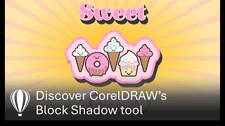Discover how to use the CorelDRAW’s Block Shadow tool