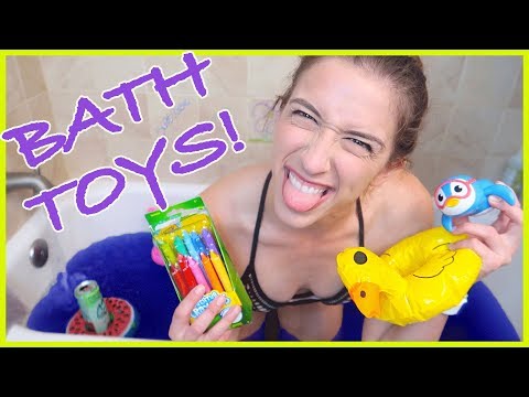 Trying Kids' Bathtub Toys!!!