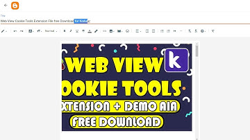 Web View Cookie Tools Extension File free for Kodular