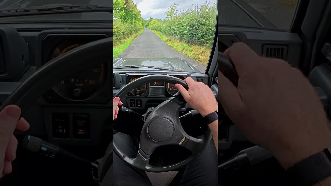 Mk 1 Mitsubishi Pajero 1990 (POV Driving with Raw Audio)