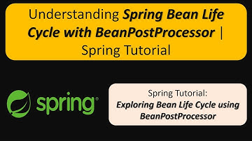 Understanding Spring Bean Life Cycle with BeanPostProcessor | Spring Tutorial