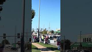 Protesters today in Springfield,Mo.