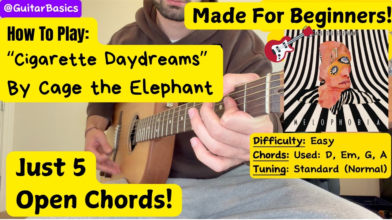 cigarette daydreams ukulele chords Cigarette Daydreams By Cage The Elephant
