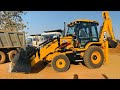 My New JCB Backhoe First Time Loading Mud in Truck