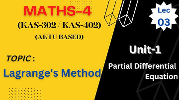 LEC _3| UNIT_ 1 | Lagrange