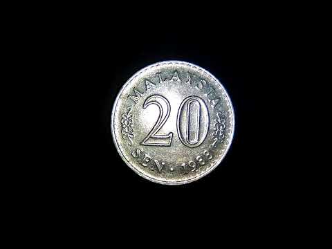 Malaysia 20 Sen Coin 1988