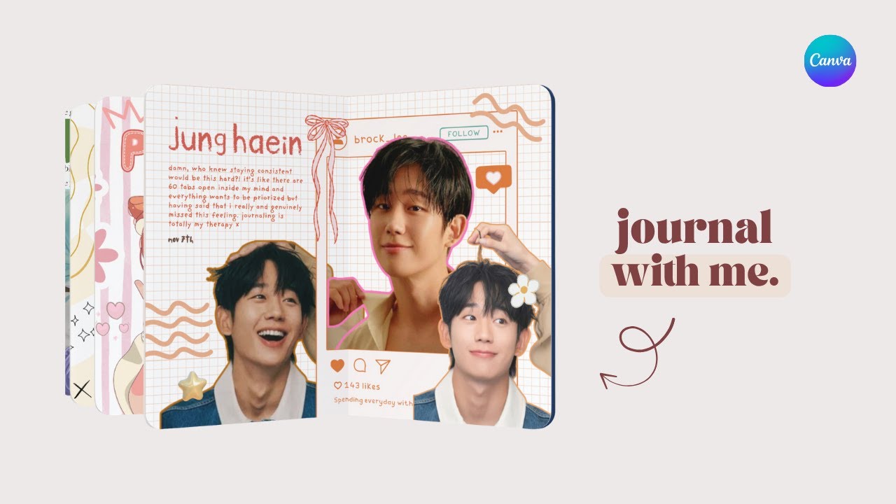 Digital Journal with Me on Canva