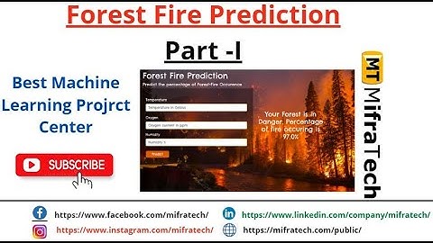 Forest Fire Prediction Part 1 -Mifratech#bestMLproject#bestelearningproject#deeplearingpyrtonproject