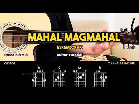 Mahal Magmahal - Esremborak | Easy Guitar Tutorial For Beginners (CHORDS & LYRICS) #guitarlesson