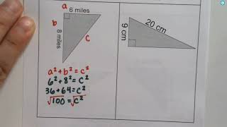 Geometry Boot Camp- Day 2- Pythagorean Theorem