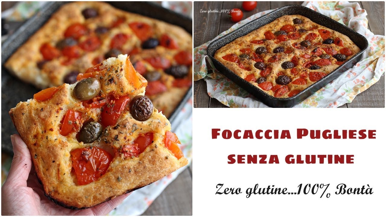 Focaccia pugliese senza glutine