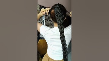 Tóc giả cột đuôi ngựa thắt bính dài xinh #toccot