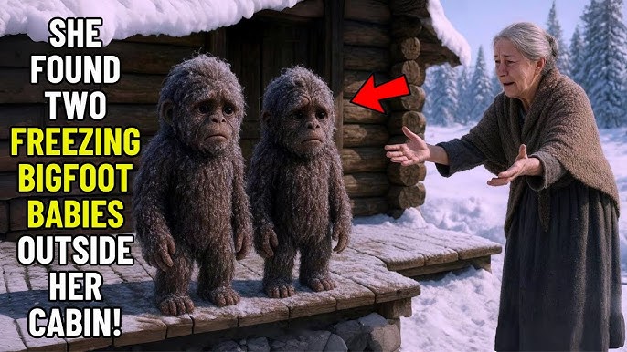 Old Woman Takes In 2 Freezing Baby Bigfoots—The Next Day, a Whole Tribe  Stood at Her Door - YouTube