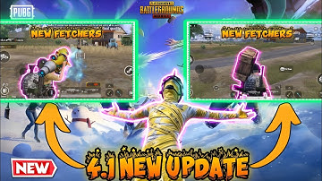 🔥Pubg Mobile 4.1 Update, 💯Glacier Returns FROSTY FUNLAND Winter Mood, Rocket Launcher New Features 