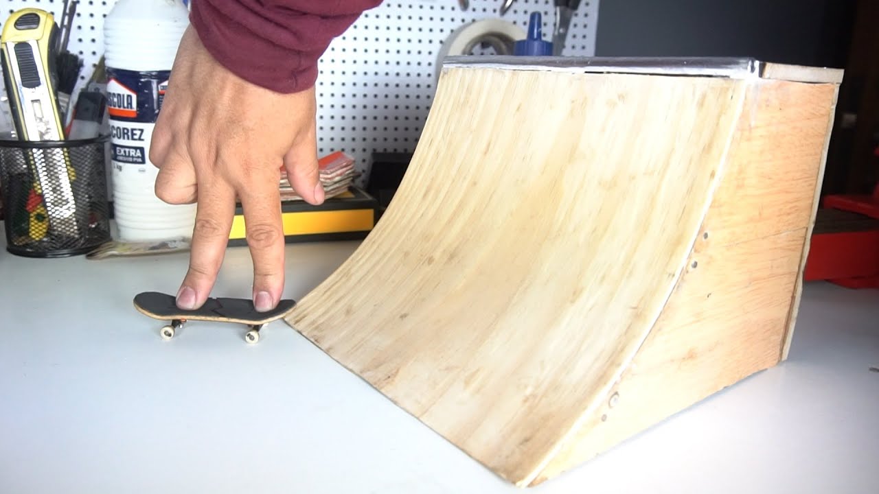 Quarter Pipe Tech Deck Mini Ramp Tech Deck Wooden Fingerboard Ramp