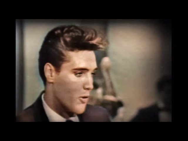 Elvis Presley 'Stuck on you' Frank Sinatra show 1960..  colour and stereo