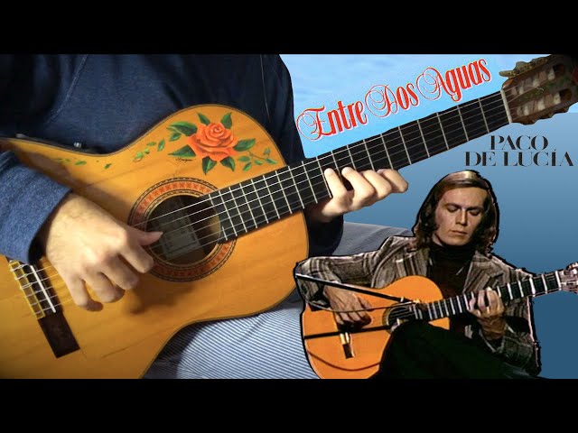 『Entre Dos Aguas』(Paco de Lucia) meets LucasGitanoFamily [special 40,000 subscribers guitar cover] class=