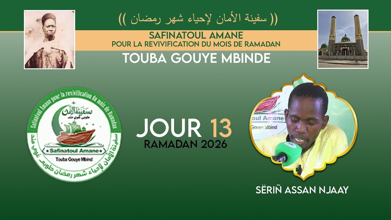 🔴Direct  Gouye Mbinde Dundal Koor Safiinatul Amane 13ém Jours