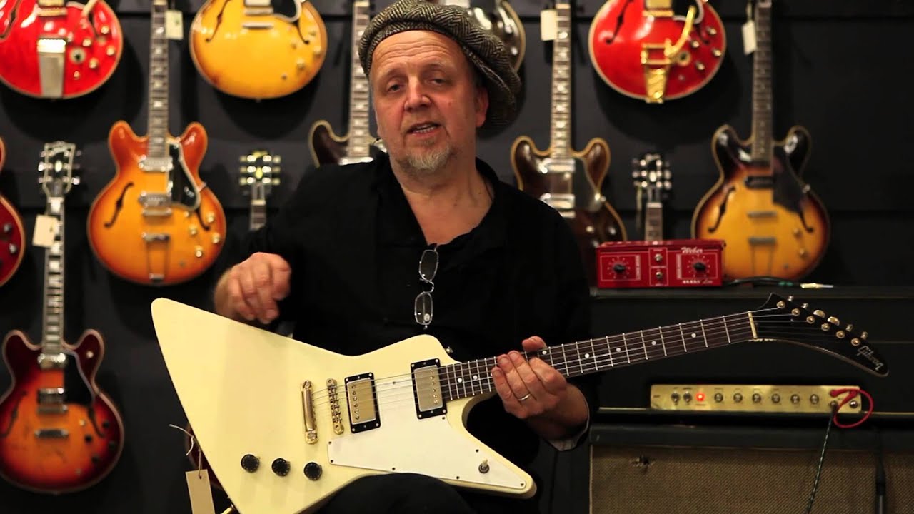 1976 Gibson Explorer White Guitarpoint Maintal Vintage Guitars Youtube